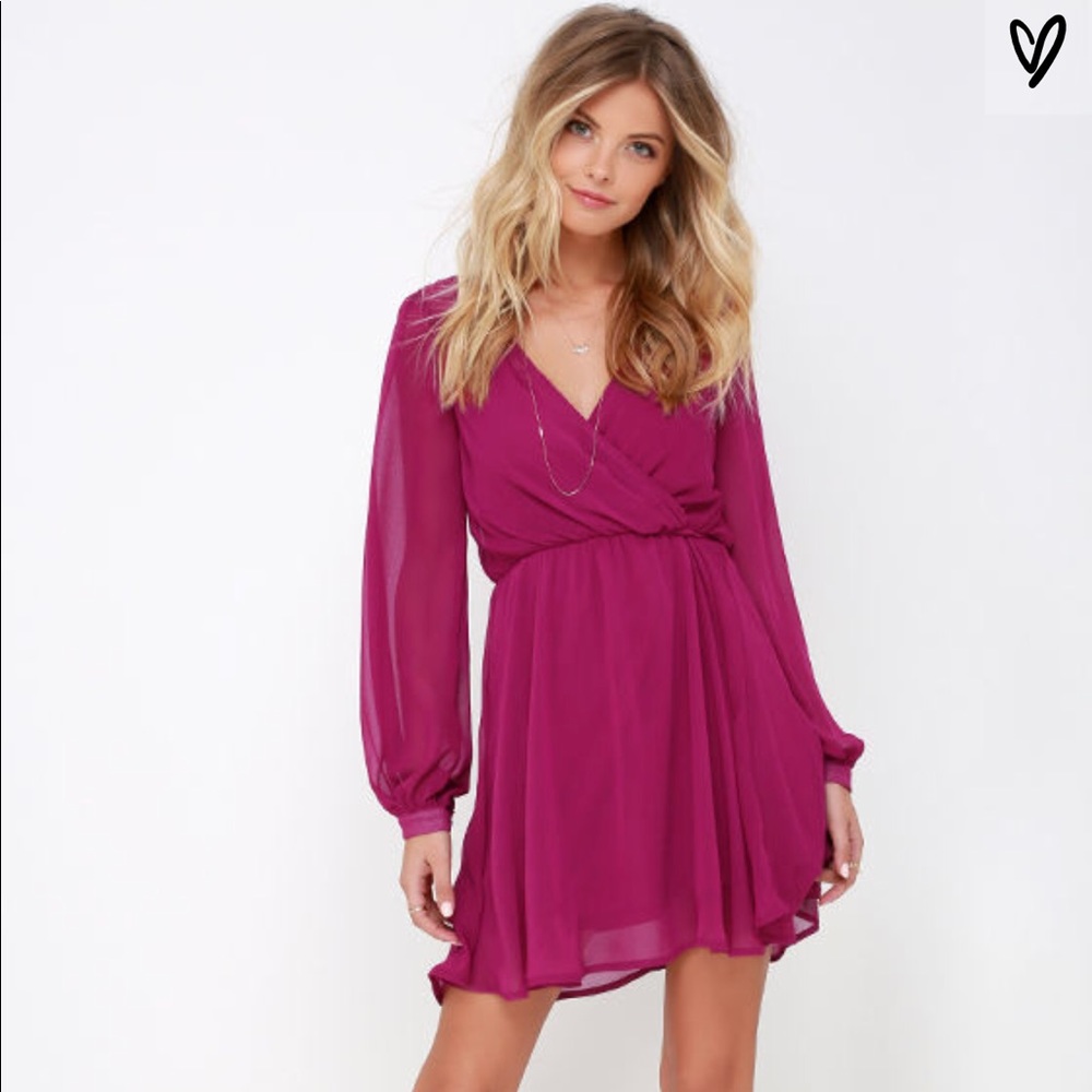 Lulu’s Magenta Dress